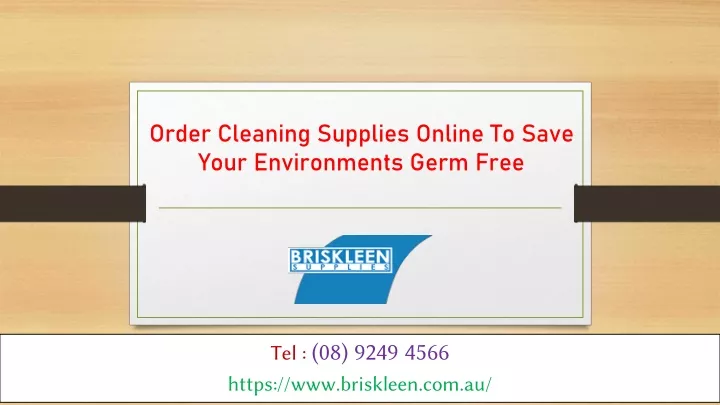 order cleaning supplies online to save your