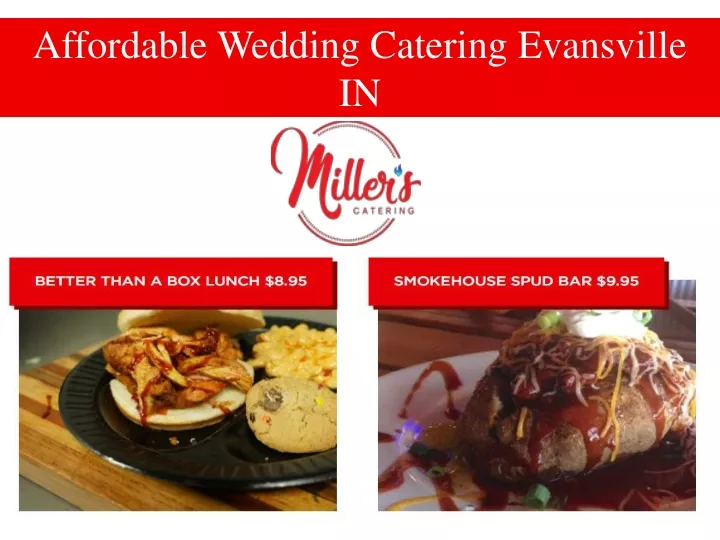 affordable wedding catering evansville in