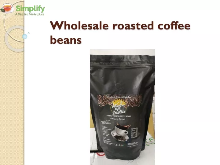 wholesale roasted coffee beans
