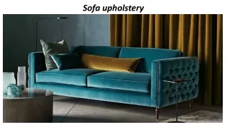 sofa upholstery