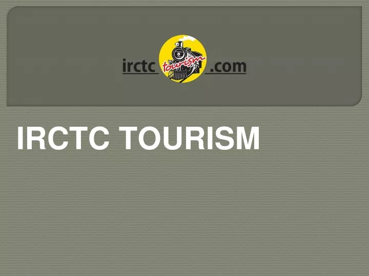 irctc tourism