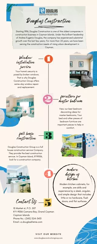 Best Interior designers in the Cayman Islands| Douglas Construction Group