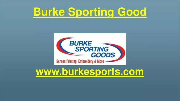 burke sporting good www burkesports com