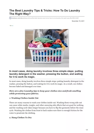 The Best Laundry Tips and Tricks How To Do Laundry The Right Way