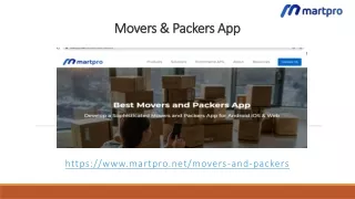 movers packers app