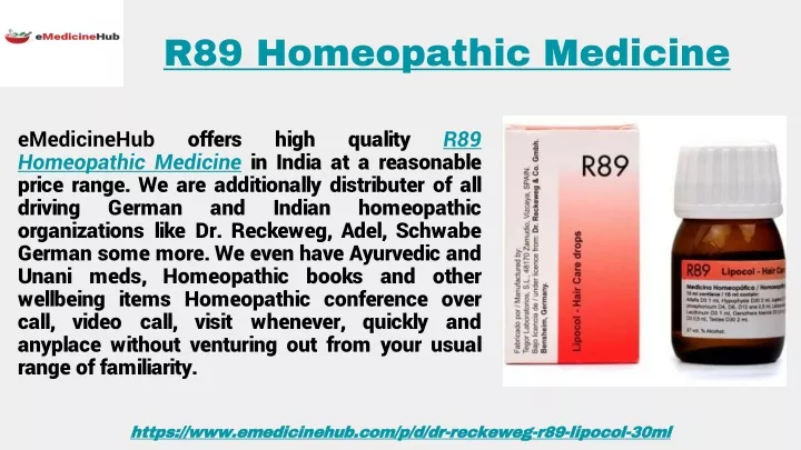 r89 homeopathic medicine