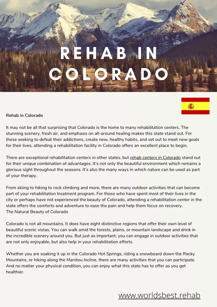 rehab in colorado