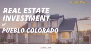 Great Opportunity to Invest in Real Estate Investment Pueblo