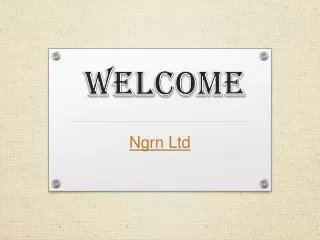 welcome