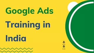 Google Ads Training in India