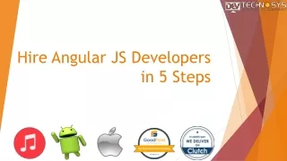 Hire Angular JS Developers in 5 Steps