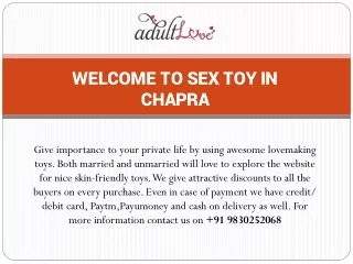 Sex Toys In Chapra