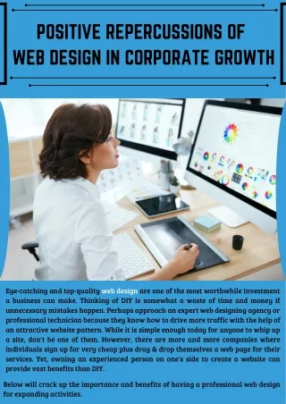 positive repercussions of web design in corporate