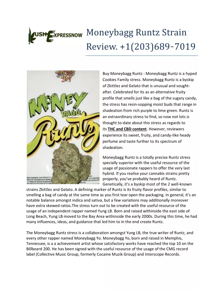 moneybagg runtz strain review 1 203 689 7019