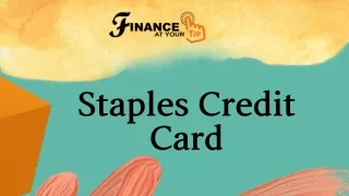 3 Easy Steps For Staples Credit Card Login