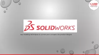Mechanical CAD Training Courses Using Solidworks