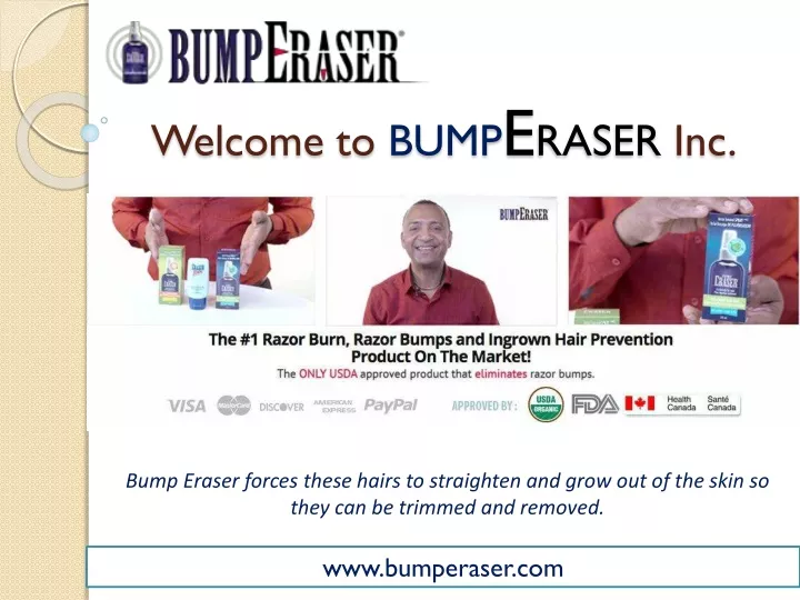 welcome to bump e raser inc