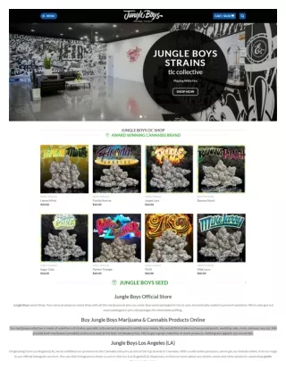 JUNGLE BOYS OC SHOP