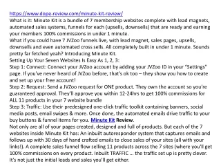 https www dope review com minute kit review what