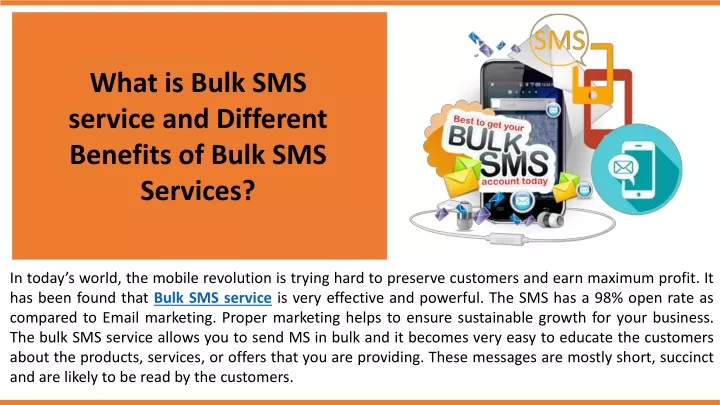 what is bulk sms service and different benefits
