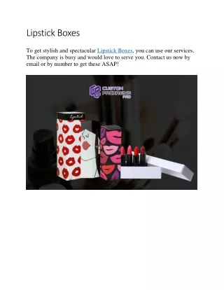 Lipstick Boxes