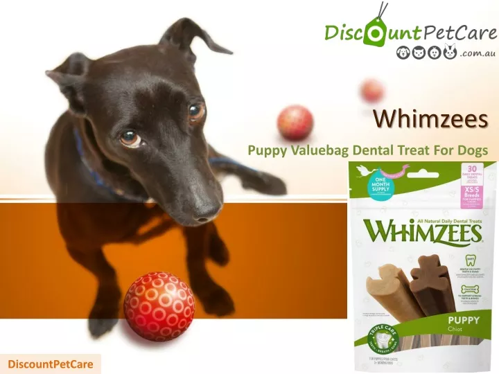 whimzees puppy valuebag dental treat for dogs