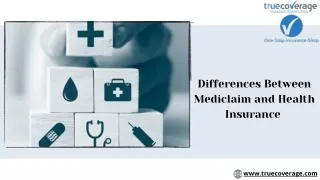 differences between mediclaim and health insurance