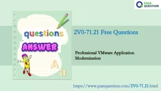 2v0 71 21 free questions 2v0 71 21 free questions