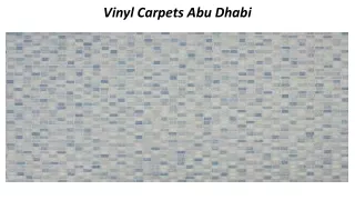 vinyl carpets abu dhabi