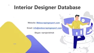 interior designer database