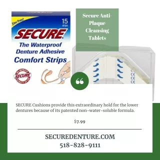 secure anti plaque cleansing tablets