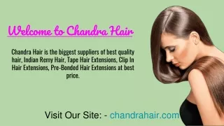 Buy Hair Extensions Online - Chandra Hair