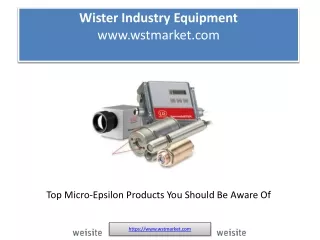 Buy Micro-Epsilon full range of products supply