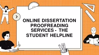 online dissertation proofreading services