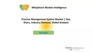Practice Management System Market  | Growth, Trends, and Forecast (2021 - 2027)