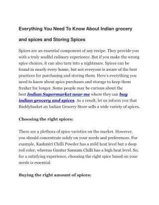 everything you need to know about indian grocery
