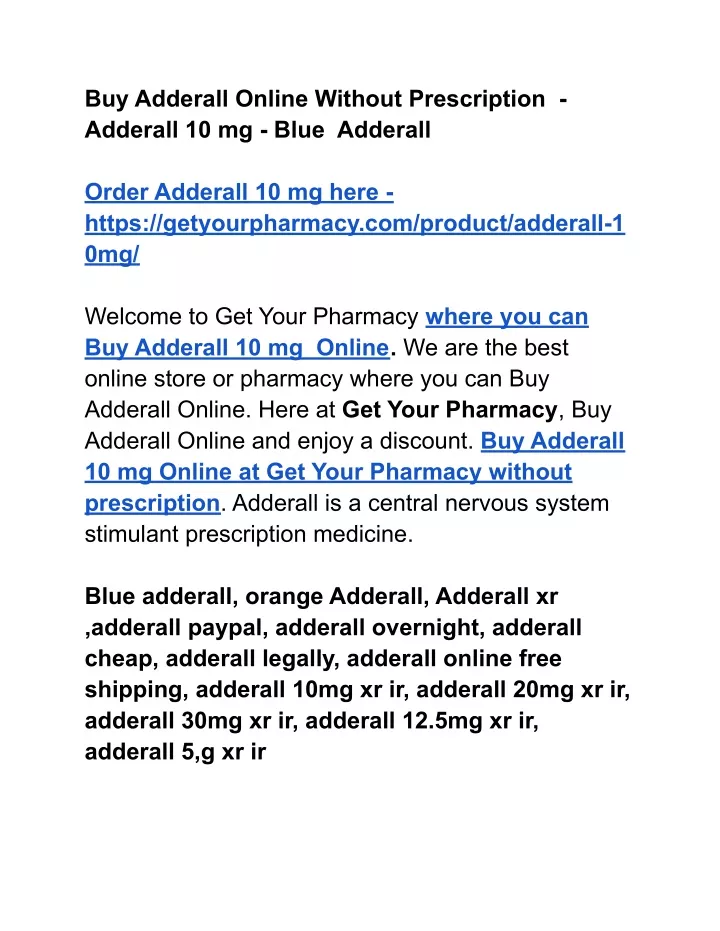 buy adderall online without prescription adderall