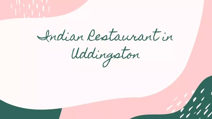 indian restaurant in uddingston