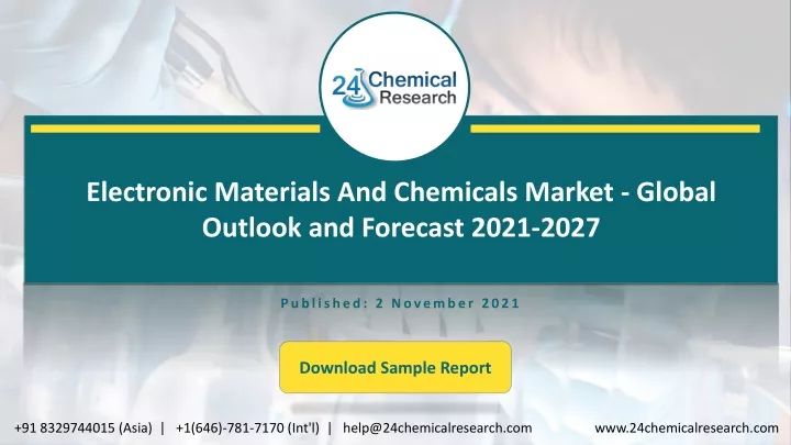 electronic materials and chemicals market global
