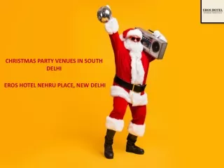 Christmas party venues in south delhi