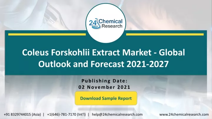 coleus forskohlii extract market global outlook