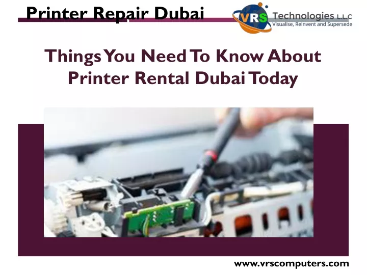 printer repair dubai