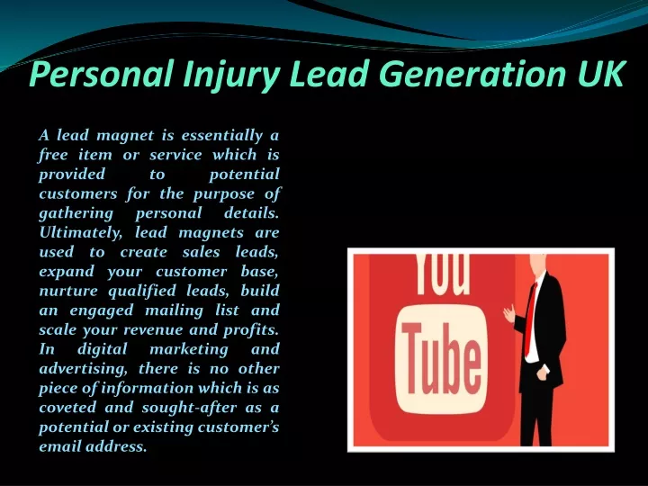 personal injury lead generation uk