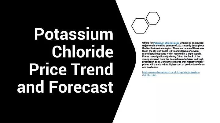 potassium chloride price trend and forecast