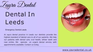 Cosmetic Dentist Leeds