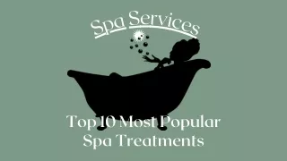 Most Luxurious Spa Treatments