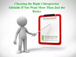 How to Select a Chiropractor Adelaide