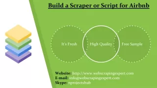 build a scraper or script for airbnb