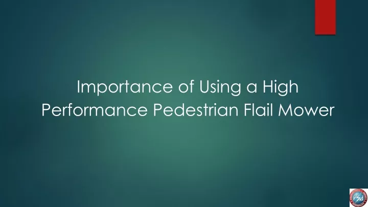 importance of using a high performance pedestrian