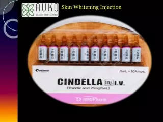 Skin Whitening Injection